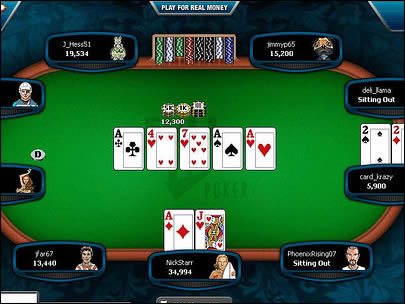 Il poker online